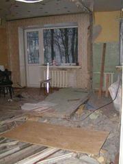 Демонтаж стен,  штукатурки и т.д.