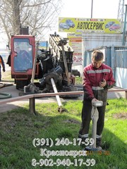 Монтаж сетей водоснабжения бестраншейным методом  горизонтально направ