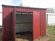 Хозблок металлопрофиль+профлист