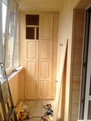 Конструкции из доски шкафчик,  полочки в дачном доме,  бане,  на балконе  v  Красноярске